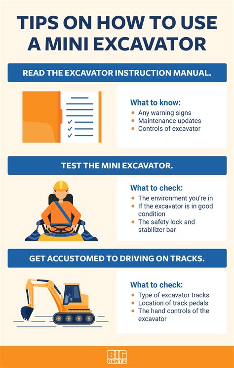 tips for operating a mini excavator|mini excavator diagram.